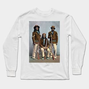 1900 US Army Apache Indian Scouts Long Sleeve T-Shirt